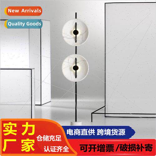 -modern creative jazz whe marble living room floor lamp art