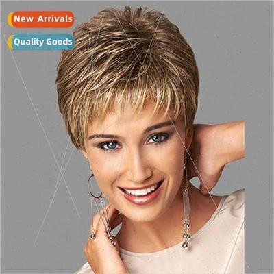 Europe women fashion short straight wig Wigs Xuchang chemica