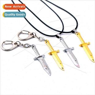 Counter-Strike alloy weapon model M9 knife model keychain ne