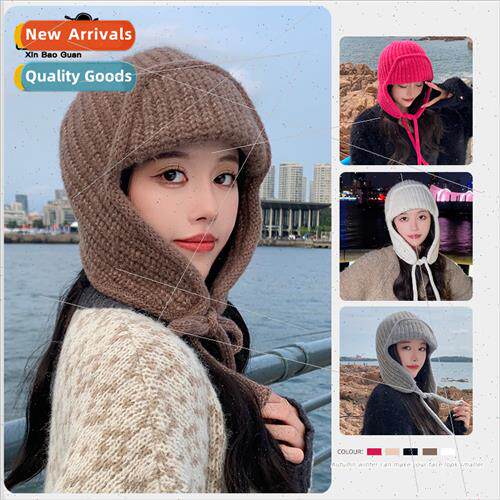 8329 fall winter new knted cap outdoor cold warm wool cap Eu
