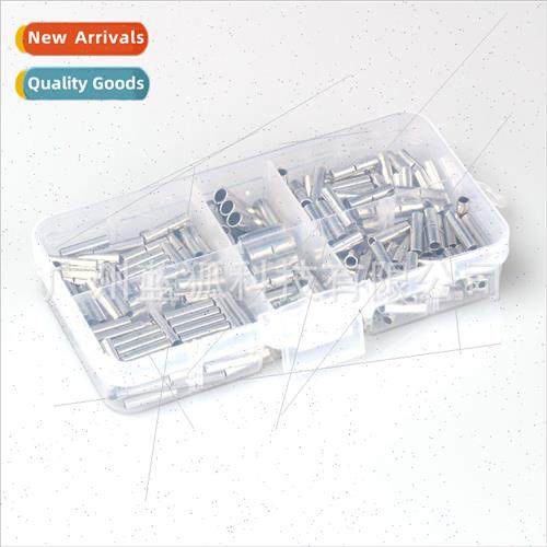 220pcs Boxed Bare Center Tube Crimp Terminal Butt Connector