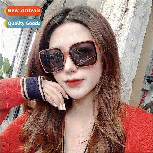 2020 retro large frame sunglasses female tide fashion set sh