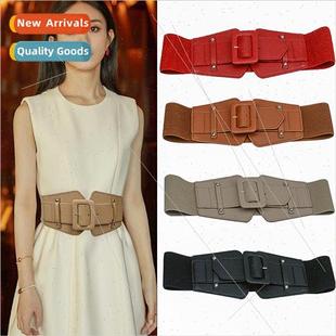 package seal buckle elastic versatile Women belt waist