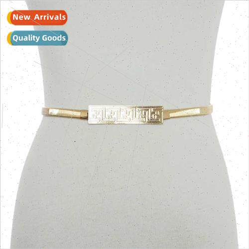 Europe new ladies metal spring waist chain casual decoration