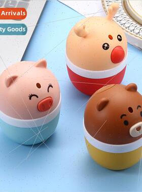 Cartoon automatic toothpick case press type dustproof toothp