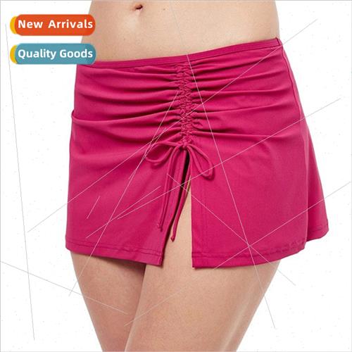 2024 new Europe womens swimsus conservative pleated skirt sw
