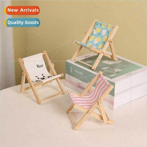 mple wooden beach chair foldable cell phone stand desktop mi