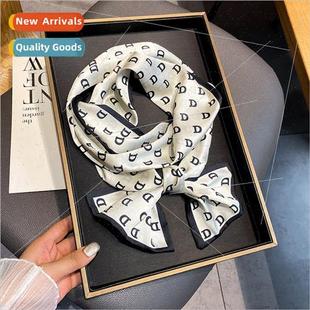 new imation printed fall sma letters winter Korean 2021 silk