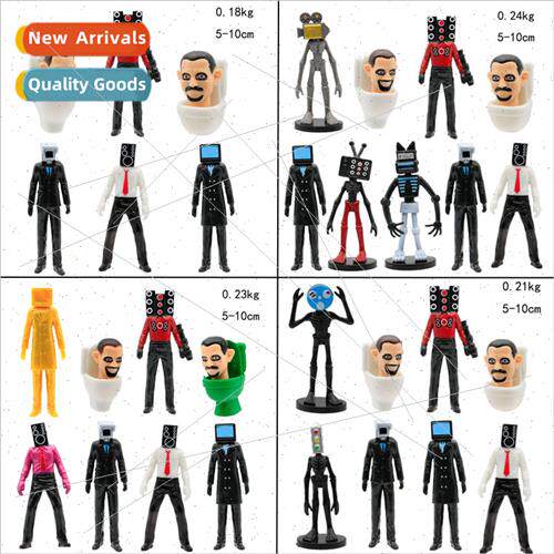 New 2.5-4.5 inch toilet man VS monor man doll game camera ma