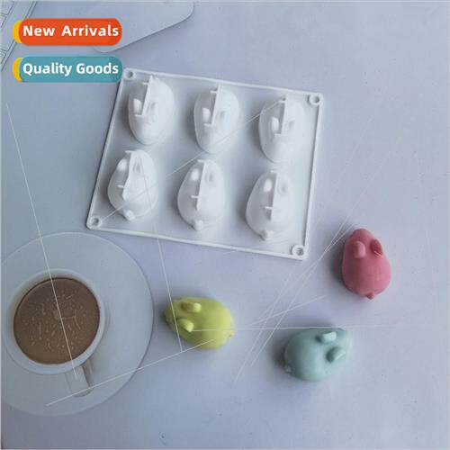 6 Bunny ttle 404 Chocolate Mold Food grade Baking Supplies D