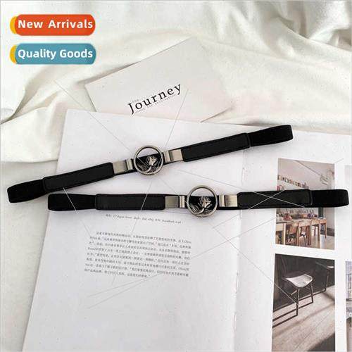 Thin belt female elastic elastic decorative skirt small belt