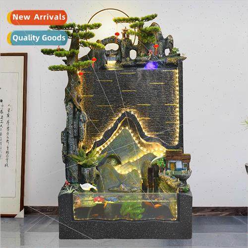 Chinese water curtain wall water screen wigwam fish tank cir