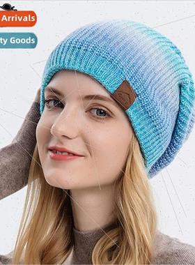 9858 autumn winter new knted cap Europe Uned States nd gradi