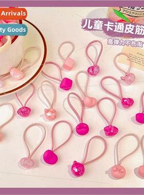 New children leather bhair tie head rope does not hurt hair