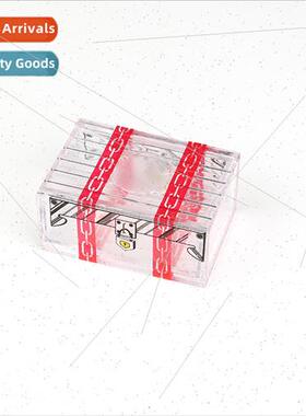 Transparent Box Unopenable Box Magic Props Intellectual Toys