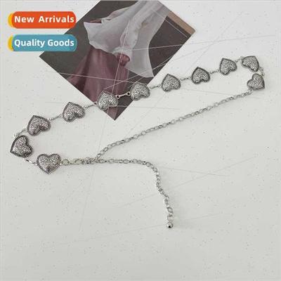 Love Waist Chain Women Dress lver Ethnic Chain Fashion Skirt