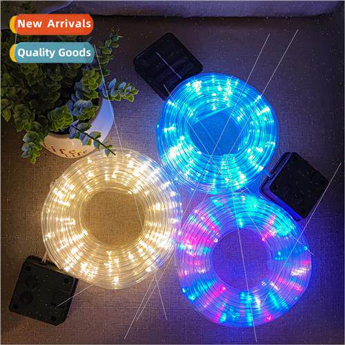PVC solar copper wire tube lights LED copper wire string lig