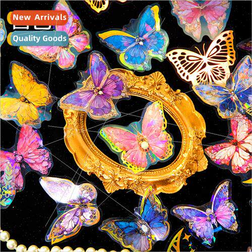 Zhuangzhou dream butterfly PET sticker pack ins vintage drea