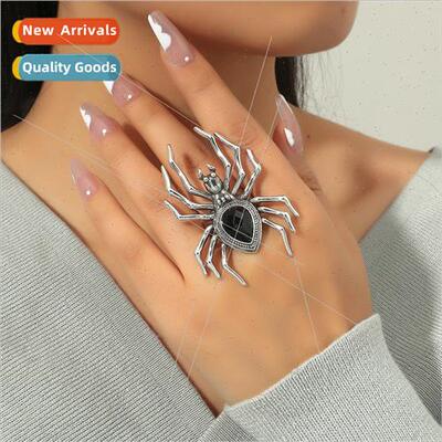 Halloween HJewelry Creative Halloween Spider Gemstone wh Dia