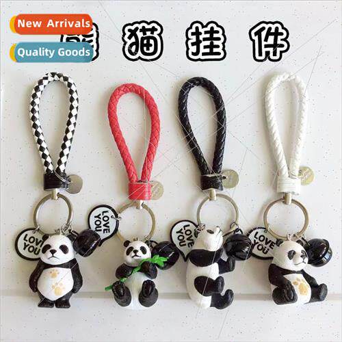 Cute 4 resin cartoon panda doll DIY aquascape desktop doll p