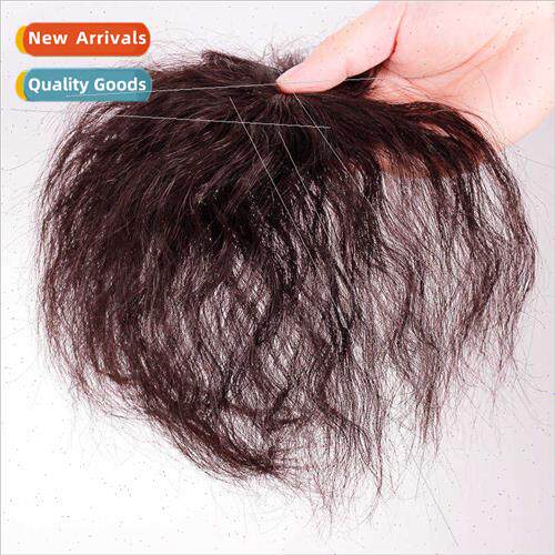 Top head hair patch piece mom wig female short curly hair he