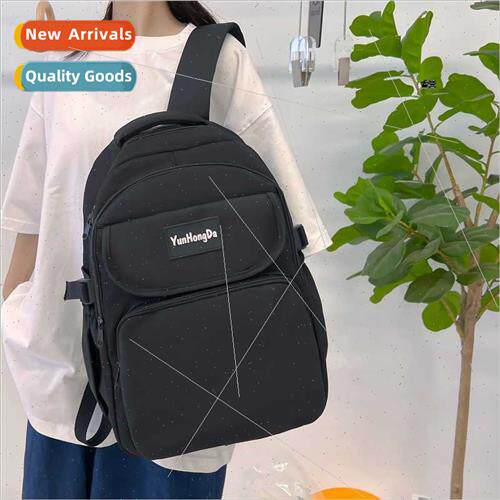 Schoolbag female Korean ins wind simple shoulder bag sweet p