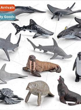 Devil fish whe shark walrus humpback whale manatee penguin t