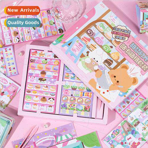 Bear rabbit  goo card sticker set cartoon cute cute pet chil