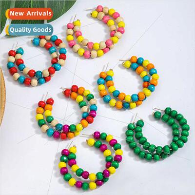 Europe Mardi Gras St. Patrick Day Earrings ins Bohemian Earr