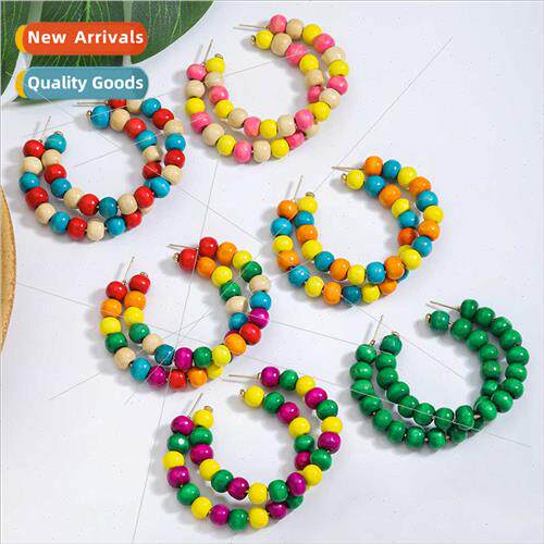 Europe Mardi Gras St. Patrick Day Earrings ins Bohemian Earr