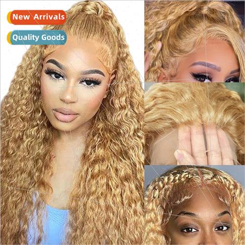 Wigs Europe Women Front Lace Chemical Fiber Head Covers Afri
