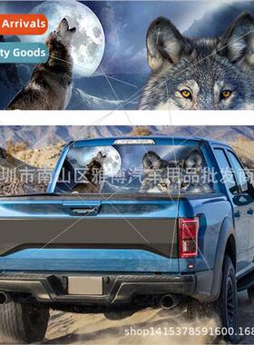 D-949 Wolf Tribe Totem Rear Window Glass Sticker SUV Sedan P