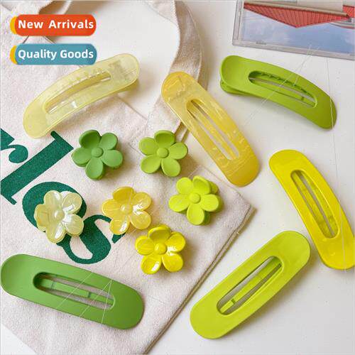 Summer refreshing honeydew melon green flower grab clip acry