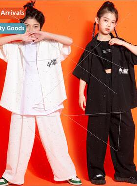 Childrens set dance su boys su drum tide clothing girls jazz