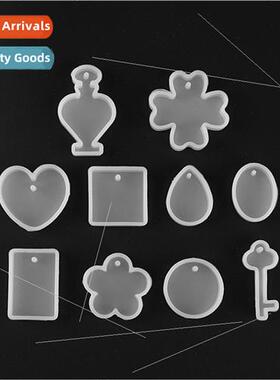 AB Crystal Drip licone Moulds Flower Rectangle Teardrop Abra