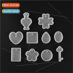 AB Crystal Drip licone Moulds Flower Rectangle Teardrop Abra