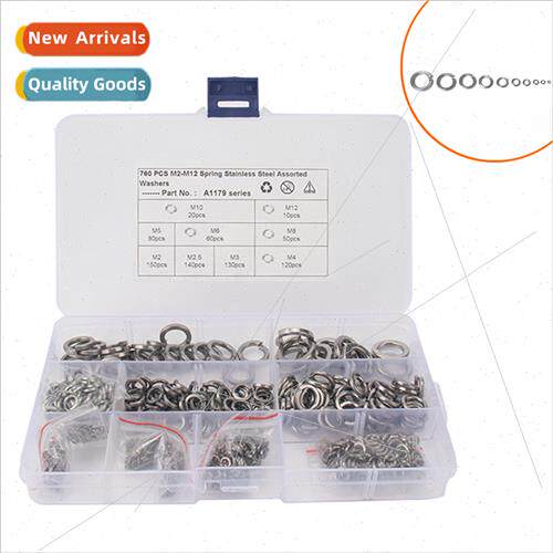 Stainless ultra-thin adjustable spring flat washer gasket ga