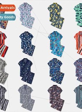 Hawaii Beach Shorts Shirt Men 2023 Four s Cuban Collar Print