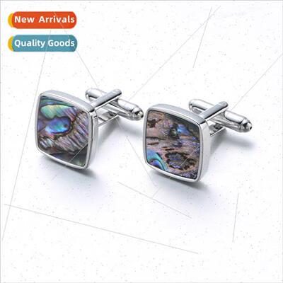 Qualy abalone shell cufflinks French shirt cufflinks Cufflin