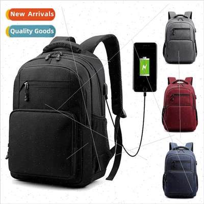 New shoulder bag men usb charging large-capacy travel backpa