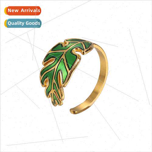 Fashion Premium Feeling Versatile che Stainless Steel Gold O