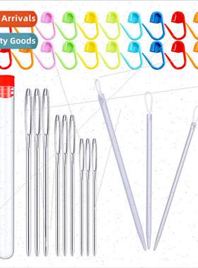 Plastic Small Pins Big Eye Pins Nylon Stick Pins Set 33 Pcs