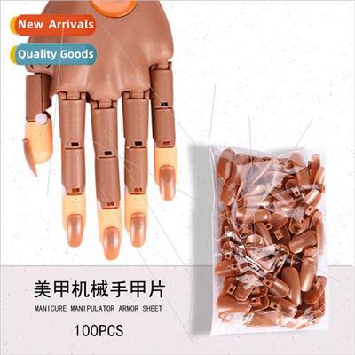 Nail art joints bendable prosthetic hand matching practice n