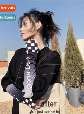 Ice Sleeve Summer Korean Printed Ice lk Sunscreen Arm Sleeve