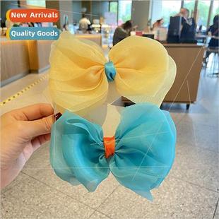 accessories candy girls Korean bow hair big Children color