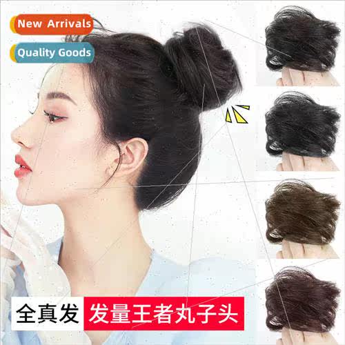 Pillow Hair Chemical Fiber Hair Bands Wig Head Flower Rubber