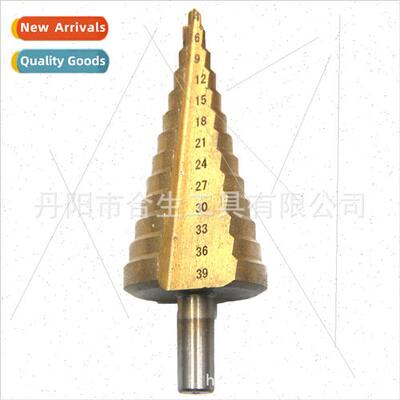 HSS 4-39 Round Shank  Flute Pagoda  Tanium Plated Step  Elec