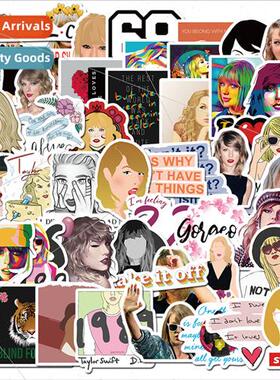 50 new singer Taylor Swift graffi stickers luggage computer