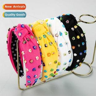 hair bands female Europe knotting new simple fabric fashion