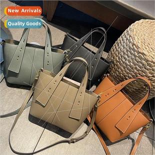 fall winter large new cap shoulder tide handheld Bag leather